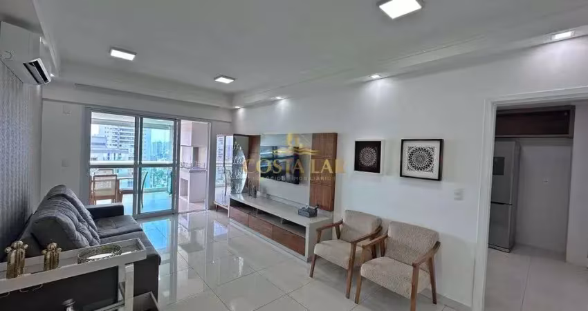 Apartamento alto padrão com 3 suítes, 2 vagas - aparecida em santos - locação!