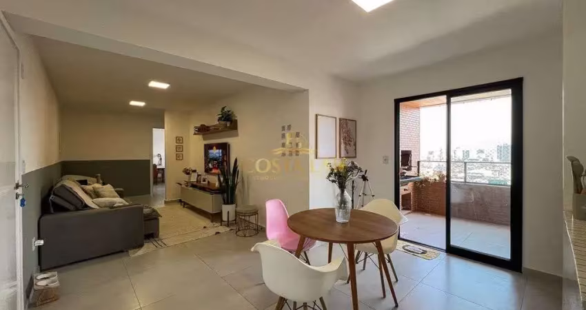 Apartamento à venda no forte - praia grande. com 2 quartos, vaga demarcada!