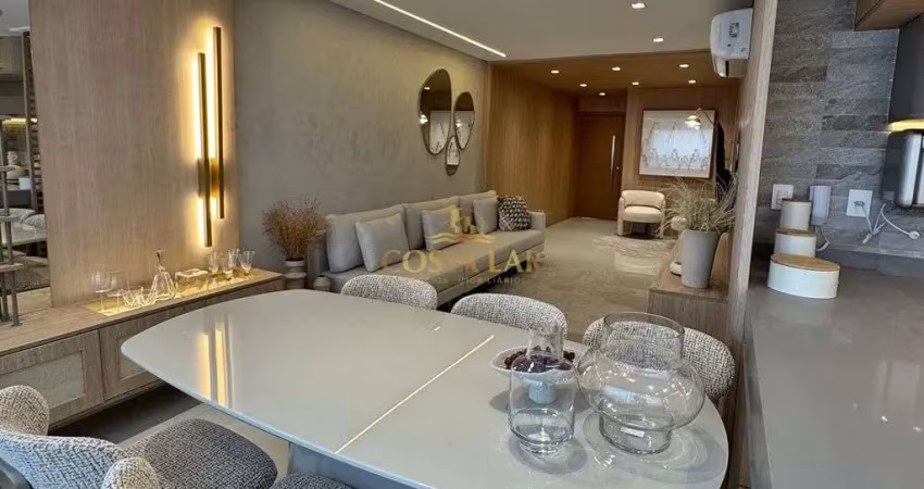 Apartamento mobiliado e decorado  no forte - praia grande. 2 suítes, 2 vagas!