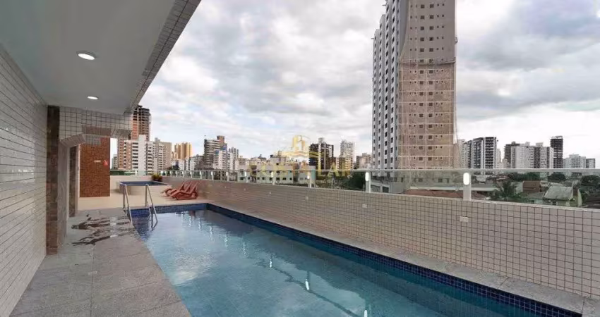 Apartamento novo à venda na guilhermina - praia grande, com 2 quartos, 2 vagas!