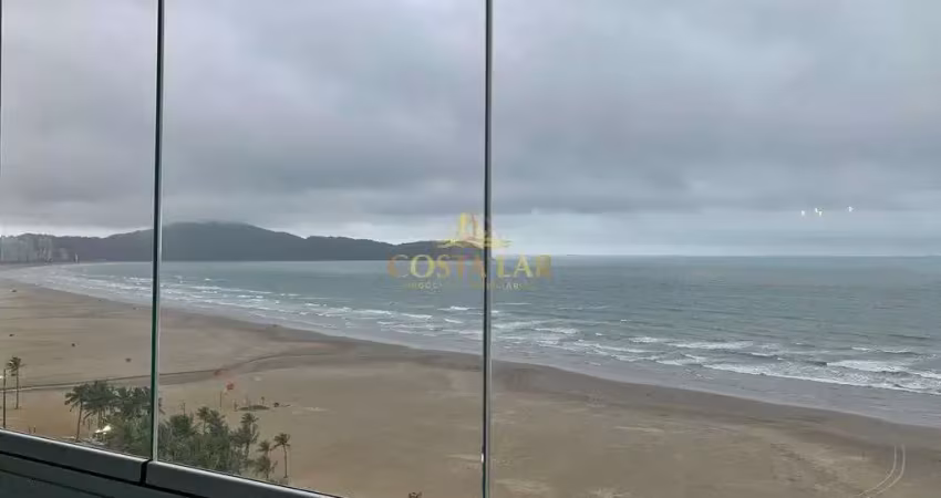 Apartamento para venda vista mar 3 quartos,177m2, guilhermina, praia grande -sp