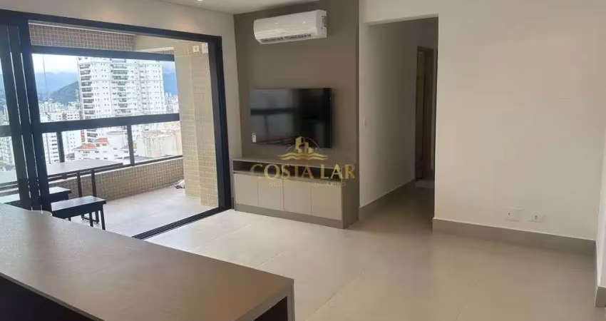Apartamento novo, com 2 quartos e móveis planejados no josé menino - santos