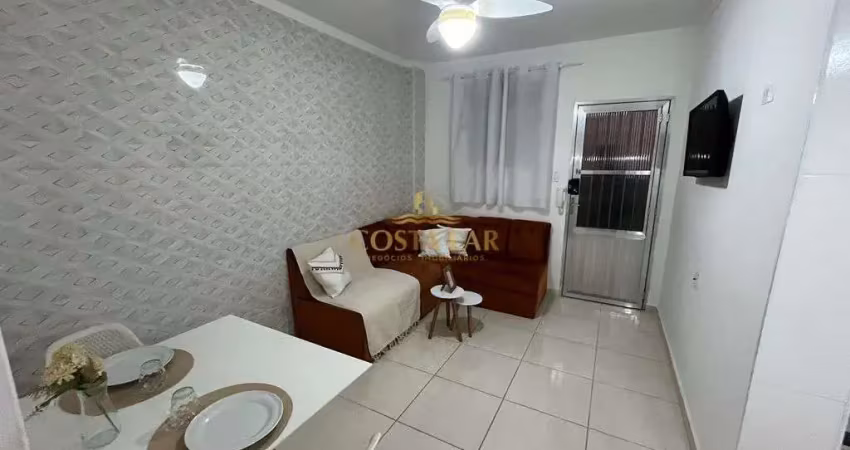 Apartamento de 1 quarto perto do mar na guilhermina - praia grande - r$ 275.000