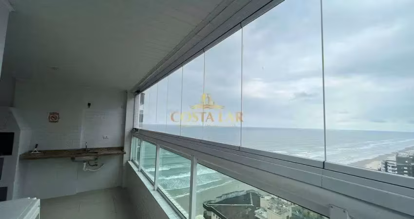 Apartamento 2 quartos, vista lateral mar no caiçara - praia grande - r$ 572.000