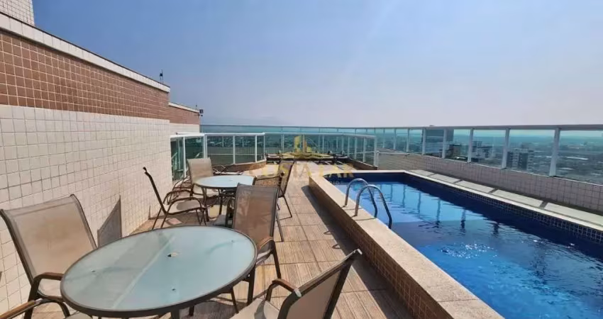 Apartamento 2 quartos, 1 suíte e varanda gourmet - guilhermina - praia grande