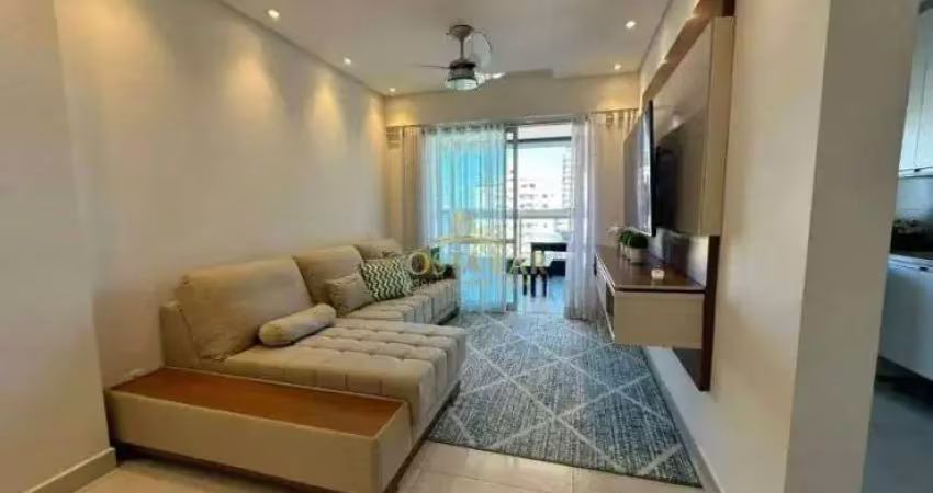 Apartamento alto padrão, varanda gourmet e 3 suítes na tupi, praia grande