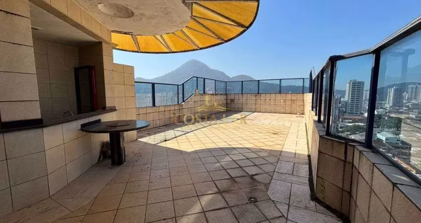 Cobertura para venda 3 dormitórios 167m2 no canto do forte em praia grande - sp