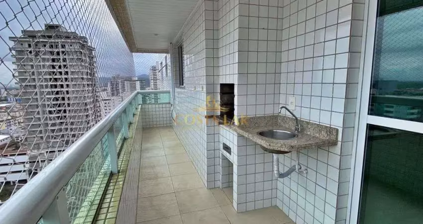 Apartamento na guilhermina em praia grande, 2 quartos, 80m² úteis. visite!