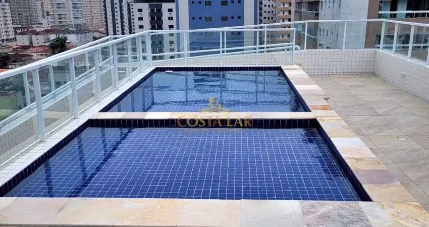 Apartamento novo, 2 quartos, 1 suíte na guilhermina - praia grande - locação!