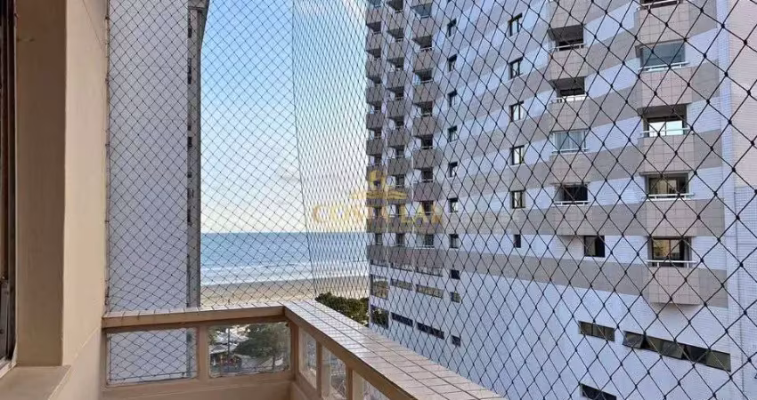 Apartamento perto da praia, 2 quartos, 2 banheiros, 1 vaga no boqueirão - santos