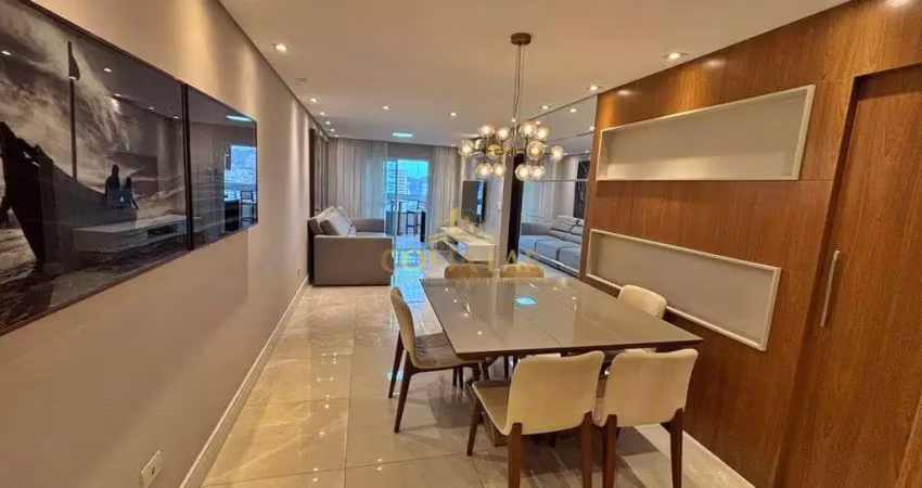 Apartamento de 3 quartos, 2 suítes, 129m², 3 vagas no forte – praia grande/sp!
