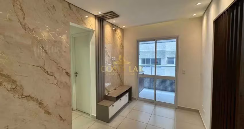 Apartamento na guilhermina em praia grande. 1 quarto, planejados e varanda!