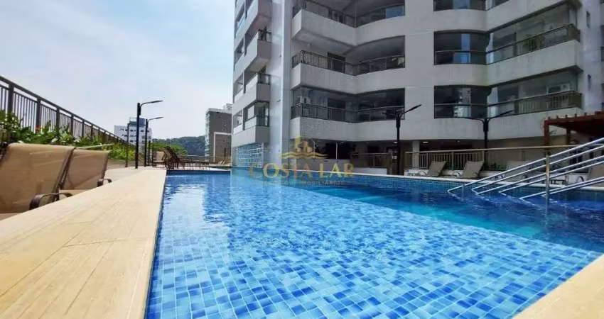 Apartamento alto padrão com 2 quartos, 2 vagas no canto do forte - praia grande