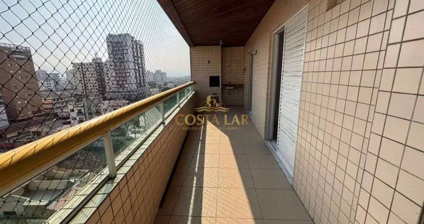 Apartamento 2 quartos, vista mar, 1 vaga para locação na guilhermina - pg