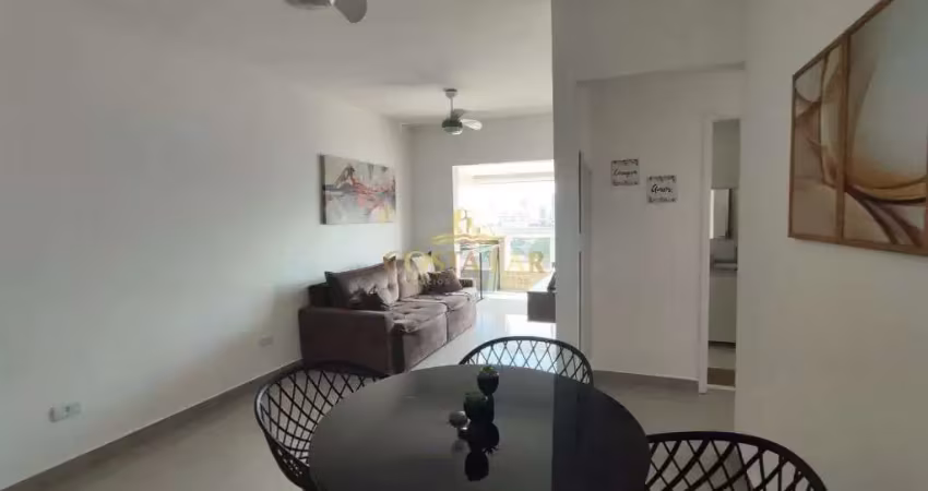Apartamento bem localizado, 2 quartos, vista livre no forte - praia grande!