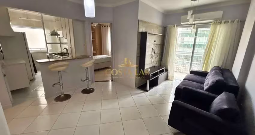 Apartamento de 3 quartos, varanda, 1 vaga e com lazer no forte – praia grande!