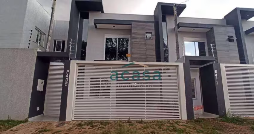 Sobrado com 3 suítes à venda, 150 m² por r$ 730.000 - fag - cascavel/pr