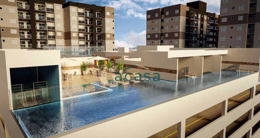 Apartamento com 1 suíte + 1 dormitório à venda, 58 m² - Cancelli - Cascavel/PR