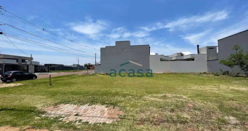 Terreno de esquina à venda no tropical iii - cascavel/pr