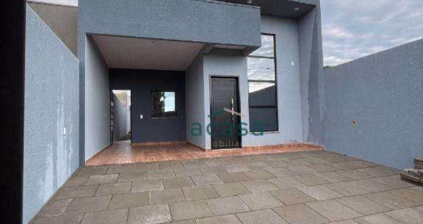 Casa com 1 suíte e 2 dormitórios à venda, 104 m²- Universitário - Cascavel/PR