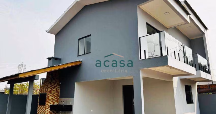 Sobrado com 3 dormitórios à venda, 166 m² - Verona - Cascavel/PR
