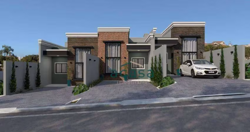 Casa com 1 suíte e 2 dormitórios à venda, 75 m² por R$ 335.000 - Lago Azul - Cascavel/PR