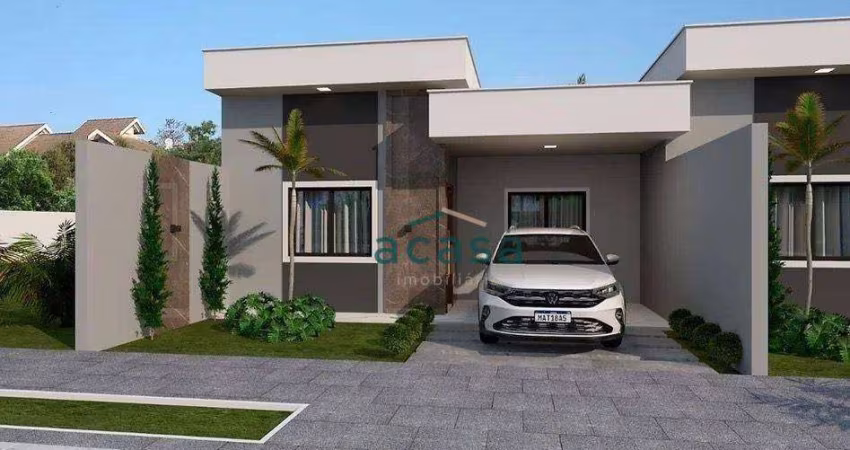 Casa com 2 dormitórios à venda, 70 m² - Ecopark - Cascavel/PR