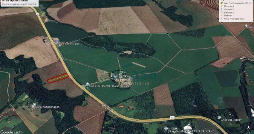 Área à venda, 24200 m² por R$ 3.000.000,00 - Nucleo de Produção III - Cascavel/PR