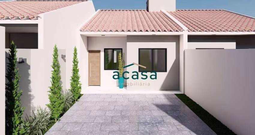 Casa com 2 dormitórios à venda, 55 m² - Interlagos - Cascavel/PR