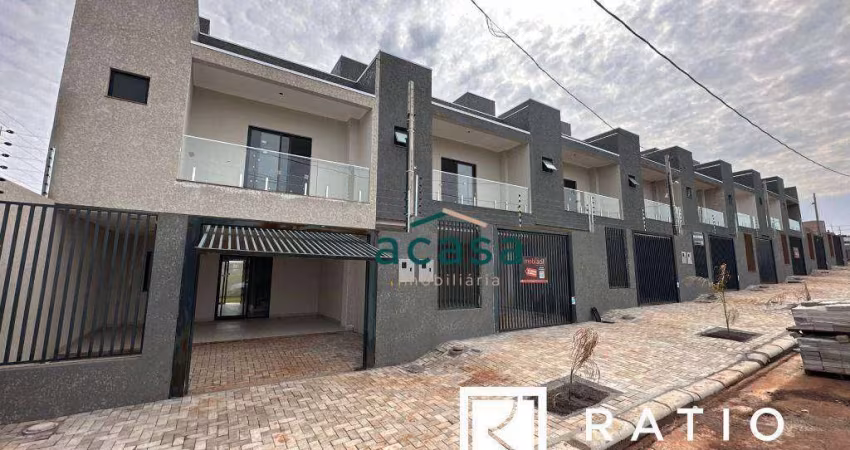 Sobrado com 1 suíte e 2 dormitórios à venda, 138 m²- Esmeralda - Cascavel/PR