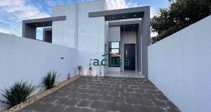 Casa à venda, 81 m² por r$ 520.000,00 - santa cruz - cascavel/pr