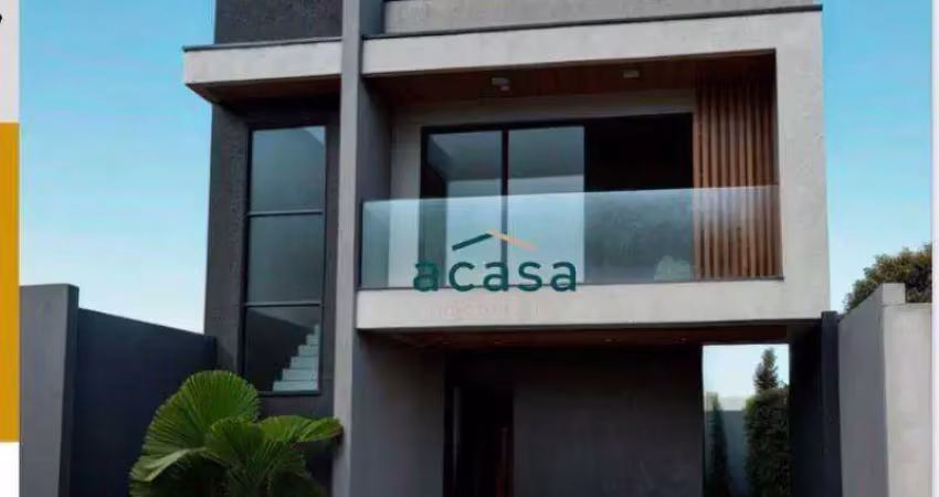 Sobrado com 3 dormitórios à venda, 160 m² por r$ 810.000,00 - jardim piovesan - cascavel/pr