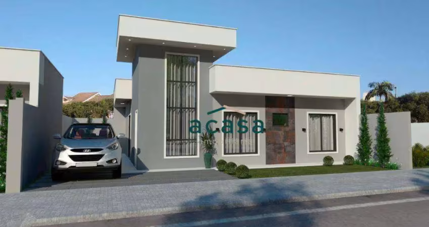 Casa com 3 dormitórios à venda, 72 m² por r$ 490.000,00 - esmeralda - cascavel/pr
