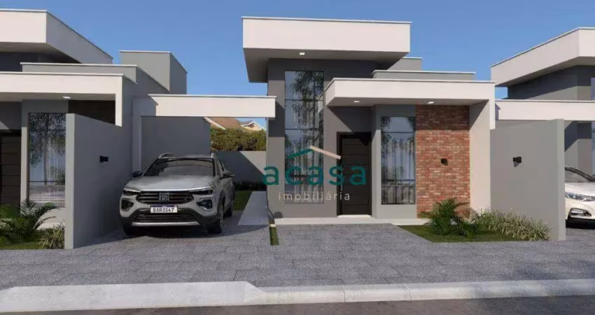 Casa com 2 dormitórios à venda, 57 m² por r$ 365.000,00 - vista linda - cascavel/pr