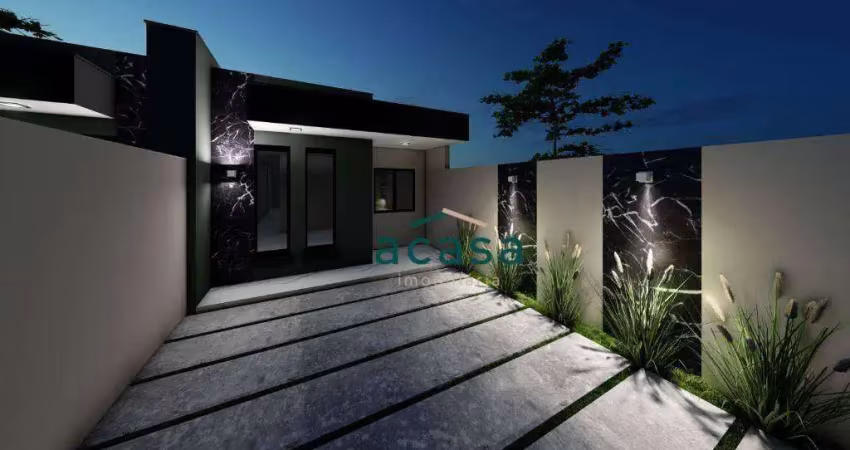 Casa com 3 dormitórios à venda, 62 m²- periolo - cascavel/pr