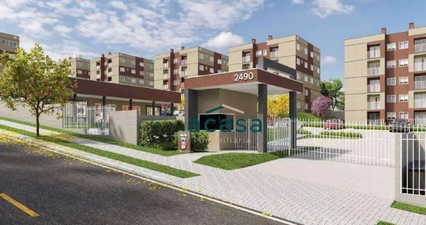 Apartamento com 2 dormitórios à venda, 43 m²- floresta - cascavel/pr