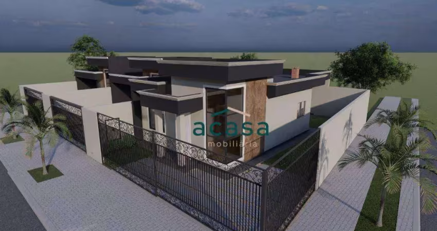 Casa com 3 dormitórios à venda, 70 m² por r$ 449.000,00 - floresta - cascavel/pr