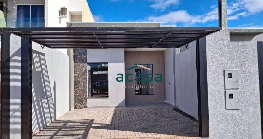 Casa com 2 dormitórios à venda, 66 m² por r$ 370.000,00 - florais do parana - cascavel/pr