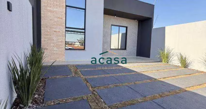 Casa com 2 dormitórios à venda, 67 m² por r$ 525.000,00 - paraíso tropical i - cascavel/pr