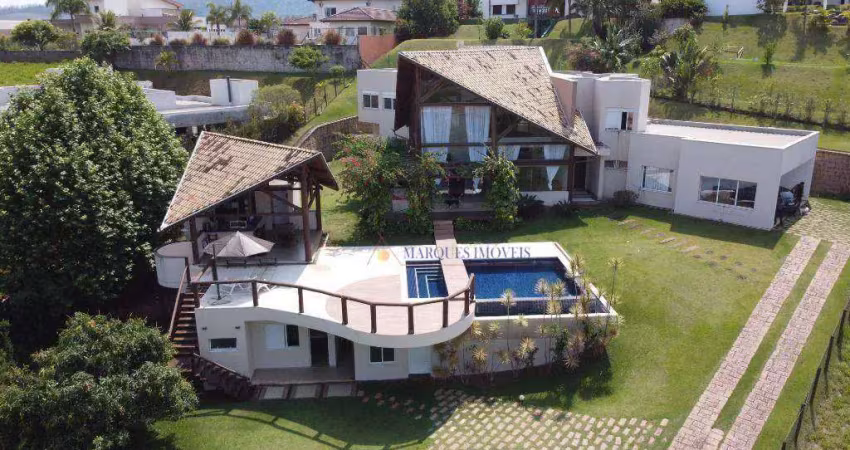 Casa, 600 m² - venda por r$ 3.900.000,00 ou aluguel por r$ 16.664,92/mês - condomínio jardim primavera - louveira/sp