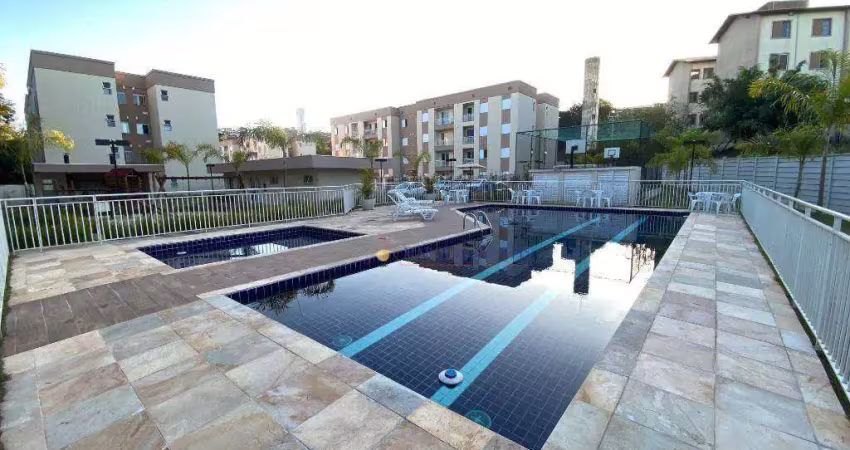 Apartamento com 2 dormitórios para alugar, 51 m² por r$ 2.400,01/mês - capela - vinhedo/sp