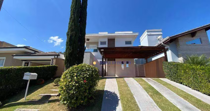 Casa com 3 dormitórios para alugar, 245 m² por r$ 9.344,00/mês - condomínio via castelli - louveira/sp