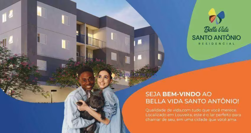 Apartamento garden 2 dormitórios e lazer completo – louveira/sp – programa mcmv