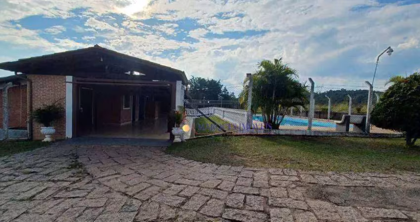 Chácara com 3 dormitórios para alugar, 1500 m² por r$ 4.200,00/mês - abadia - louveira/sp