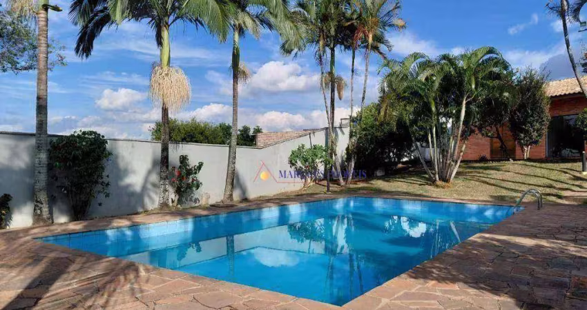 Chácara com 5 dormitórios à venda, 877 m² por r$ 1.700.000,00 - pinheirinho - vinhedo/sp