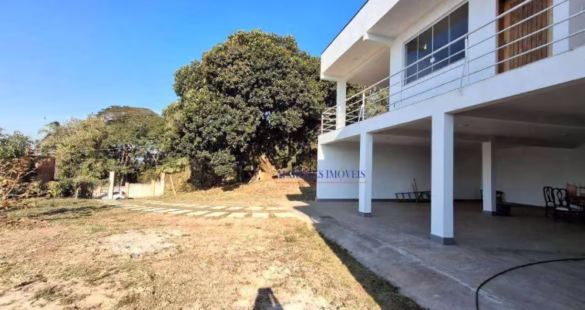 Chácara com 4 dormitórios para alugar, 1300 m² por r$ 7.000/mês - monterrey - louveira/sp