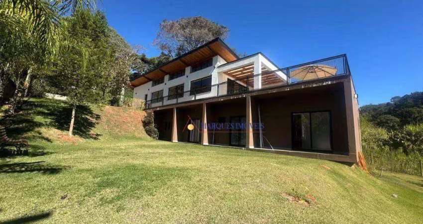 Casa com 4 dormitórios à venda, 300 m² por r$ 2.200.000 - condomínio vale da santa fé - vinhedo/sp