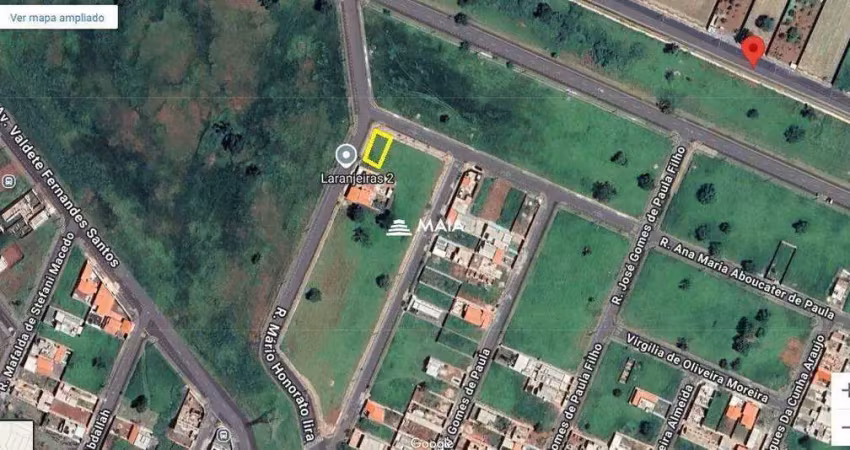 Terreno à venda no Parque das Laranjeiras II, Uberaba 