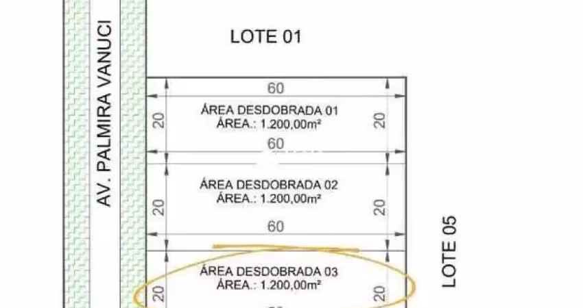 Terreno à venda no Jockey Park, Uberaba 