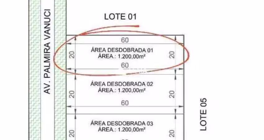Terreno à venda no Jockey Park, Uberaba 